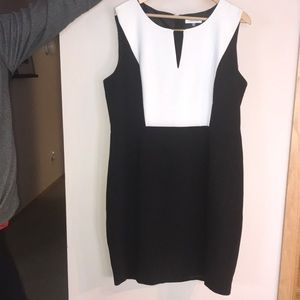 NWOT Calvin Klein colour block dress